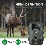 32MP Wild Game Trail Camera Photo Traps With 940nm No Glow LEDs for Outdoor Wildlife Animal Monitoring