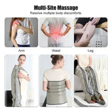 Pressotherapy Air Compression Leg Massager Leg Muscle Recovery Boots Lymphatic Drainage Machine Relax Physiotherapy 6 Chamber