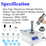 Pain Relief Shock Wave Erectile Dysfunction Focused Physiotherapy Physical Therapy Equipments Eswt ED Shockwave Therapy Machine