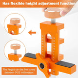 Cabinet Door Positioning Tool Adjustable Height Cabinet Door Installation Positioner Aluminum Alloy Mounting Jigs for Home