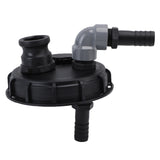 IBC Lid DN150 PP Water Storage Tank Lid IBC Container Cover Cap with Lock Cap for Fish Tanks Garden Irrigation
