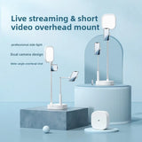 Newdual-camera mobile phone overhead shooting stand desktop learning live broadcast stand with highappearance and multi-function
