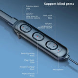 Wireless  Bluetooth Headset NeckHanging Stereo Noise Reduction Universal 5.0 Sports Headset Microphone