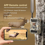 New Willfine T4.0CG 32MP 4G Infrared Trail Camera Photo Traps with 940nm No Glow LEDs GPS SMTP function App Settings for Hunting