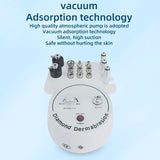 Professional Diamond Microdermabrasion Machine 65-68cmHg Suction 9 Tips Facial Exfoliation Skin Dermabrasion Machine