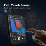 2.4'' Touch Screen Mp3 Player with BT 5.0, MP3 Player with Built-in HD Speaker FM radio and voice recording