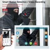 7/10inch Wifi  2 Wire Intercom Door Bell Video Intercom System For Home Doorphone  WiFi Tuya Smart Life APP 1080P Touch Monitor