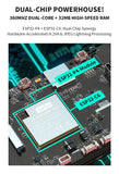 Dual-Core ESP32-P4 + ESP32-C6 Development Board with 4.3 Inch IPS Touch Screen, Wi-Fi 6 & Bluetooth IoT Kit
