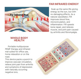 PEMF Photon Pad Mat Energy Pain Relief Whole Body Kristralmate Massage Therapy Pad For Treating Pulse Magnetic Field Bed Yoga