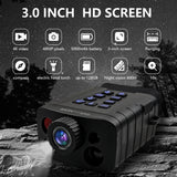 Z18 2 in 1 Outdoor Monocular Telescope Camera Rangefinder 4K UHD 48MP Digital Infrared Night Vision Monoculars for Hunting