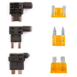 9Pack 3 Type portafusibles 1V Add-a-Circuit Fuse TAP Adapter &Fuse Kit,Fuse Holder 16 Gauge with Standard Mini Low Profile Fuse