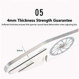 Disc Brake Rotor Wrench Bicycle Disc Repair Tool Bicycle Pedal Wrench Adjustment Calibration Tool Grinding Disc Adjustment
