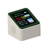 Small Portable Smart Wifi Weather Station Display Weather Temperature Humidity Time Alarm Clock Desktop Decoration
