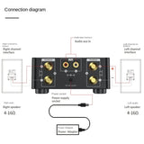 Bluetooth digital power amplifier D class home mini audio small hifi fever lossless player 100W
