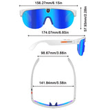 1Pc AI Smart Cycling Glasses Men 800W Camera Video with Translation Sunglasses Call Music HD Color Change Sports Glasses