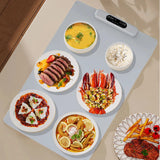 Electric Food Warming Mat with 3 Gear Temperature And Time Control Versatile Food Warmer Heating Mat for Kitchen