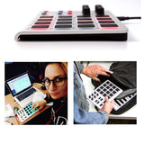 ESI Xjam USB MIDI Performance Controller Portable Ultra-thin Aluminum Drum Pad For Mac PC iPad Bitwig Studio 8-Track Cubasis LE