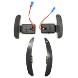 Shift Paddle Replacement Real Carbon Fiber Magnetic For BMW F30/F35 F32/F36 F-Chassis 3 Series 4 Series Sedan Series