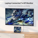 HDMI-Compatible To DisplayPort Cable 4K@60Hz Source To DP Display Monitor Cable for PC Laptop PS5 Xbox