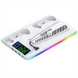 Game Cooling Stand For Sony PS5 Slim Pro Console Support Base Holder Cooler Fan RGB Gaming Accessories