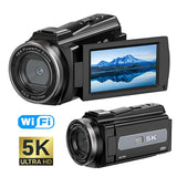 5K HD Digital 48MP WIFI Action Cameras Anti-Shake Autofocus Camcorder DV Recorder 16X Zoom Night Vision Monoculars for Camping