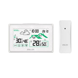 Baldr Wireless Weather Station Trend Forecast Digital LCD DCF Alarm Clock Calendar Hygrometer Thermometer Sensor -40℃ Backlight