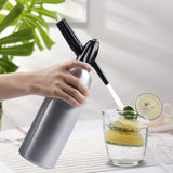 1L Soda Water Siphon Portable Soda Maker Seltzer Water Maker Seltzer Siphon Bottle Kit Soda Siphon for Home Bar