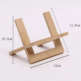 Natural Wood Easel Photo Painting Display Portable Plates Stand Holder Tea Cake Displaying Rack