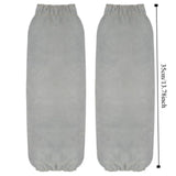 Heat Resistant Welding Sleeve Cover Cowhide Leather Soft Arm Protection Sleeves Sturdy Comfortable Gardening Sleeves