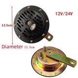 12V/24V Sany Komatsu Hitachi Doosan Daewoo excavator forklift loader horn 24v super loud waterproof automotive electric horn 12v