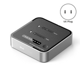 GW-M2 20Gbps Two Bay SSD Docking Station Dual Bay Offline USB C To NVME PCIE Docking Station One-Key Offline Clone SSD Dock US P