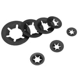 340pcs Internal Tooth Star Lock Spring Quick Washer Push On Speed Nut Assortment