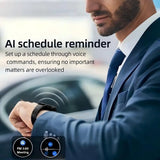 AW83 AI Smartwatch Simultaneous Interpretation Support Multiple Languages Voice to Text Audio Transcription BT Calls Smart Watch