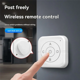 Circular Button 433Mhz Universal Button 5 Keys Mini Wireless Control Switch System Wall Paste