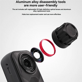 Replacement Lens For Insta360 X5 Action Camera DIY Repair Color Lens Kit For Enhanced Performance