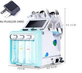 6 in 1 Pro Oxygen Facial Machine Clean Skin Care BIO Light RF Vacuum Facial Machine Hydro Water Oxygen Jet Peel Machine