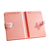 Gifts Adjustable Desktop Reading Rack Tablet Stand with Book Clip Book Stand Solid Color Children's Reading Stand