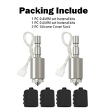 0.4/0.6MM Hotend for Kobra 3 Max Quick-Swap Hardened Steel Nozzle Extruder Hot End with Extra 2pc Silicone Cover