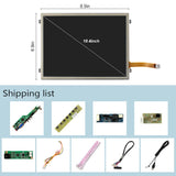 VGA AV USB LCD Controller Board 10.4" VS104T 1024X768 Resistive Touch LCD Panel