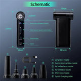 Mini Fan, 130000RPM Compressed Air Duster, Powerful Cordless Blower For Electronics And Home Appliance Cleaning