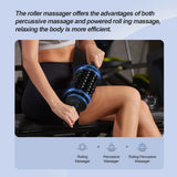 Massage Roller Cordless Deep Tissue Muscle & Fascia Relaxation for Legs, Back & Abs, Pain Relief & Home Fitness Recovery Sport