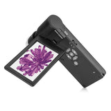 Original 10x-300X Portable Digital Mobile Microscope 4" LCD Display 5MP HD Foldable HDMI TV Output Li-Battery Camera Magnifier