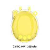 PC Protective Case Simple Shockproof Crystal Clear Protective Shell Anti-Scratch with Dustproof Cover for Tamagotchi Connection