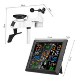 WiFi Weather Station Internet Cloud Wireless Thermometer Hygrometer Rainfall UV Index Sunlight Wind Speed Gauge Weather Forecast