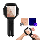 Wireless Digital Microscope Handheld HD Inspection Camera Magnifying Glass with Light 500x Magnification Facial Skin Analysis