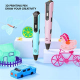 New 3D Printing Pen Universal 3D USB Pen for Kids Environmentally Friendly PLA/ABS Filaments Children S Creative Gifts Birthday