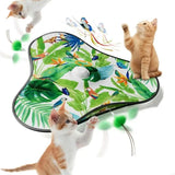 2025 New Safe Nontoxic Oxfords Fabric Cats Toy Rechargeable Activated Cats