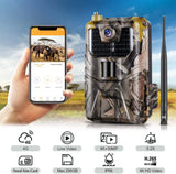 Suntek HC900PRO 4K 30MP 4G Cloud Trail Camera Photo Traps with Live Video App Control