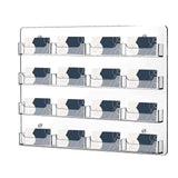 Acrylic Business Card Holder Horizontal Pre Drilled Card Storage Sticker Display Stand Hanging Organizing Marketing Holder