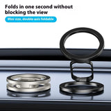 Foldable Double Sided Magnetic Phone Holder for Magsafe Gym Treadmill Universal Folding Car Holder Magnetic Smartphone Stand